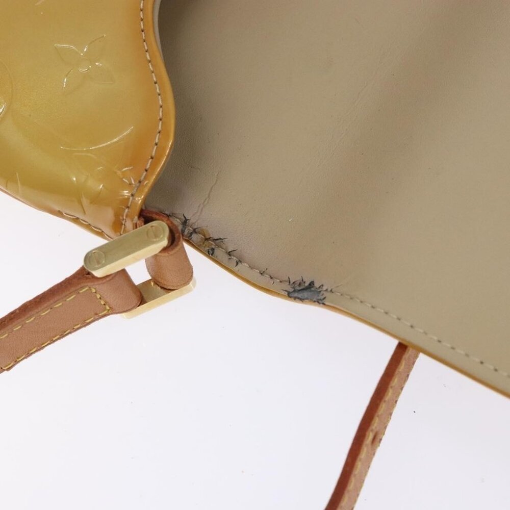 Authentic LOUIS VUITTON Monogram Vernis Thompson Street Bag Beige M91301 LV - Picture 2 of 16